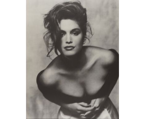 TERENCE DONOVAN (BRITISH, 1936-1996)Cindy Crawford - Vogue, Cut to the Night (1988) edition 75/100 silkscreen print 63 x 50cm
