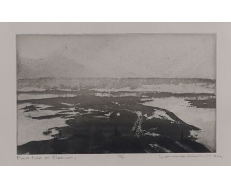 NORMAN ACKROYD (BRITISH, B. 1938)Flood Tide at Blakeney signed, dated, titled and numbered 'Norman Ackroyd 004, 57/90' (in lo