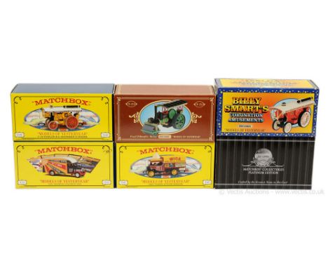 Matchbox Models of Yesteryear a mixed group of models to include Y21 Aveling and Porter Steam Road Roller - Fred Dibnah's "Be