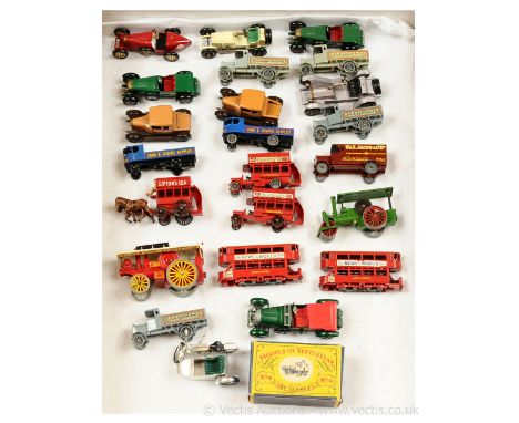 Matchbox Models of Yesteryear a mixed early group to include some harder to find models including Y4 Sentinel Steam Wagon wit