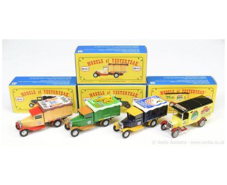Matchbox Models of Yesteryear Code 2 issues (1) CON05-1 Ford AA Truck "Eagle Pencils" - dark blue body, yellow chassis and ca