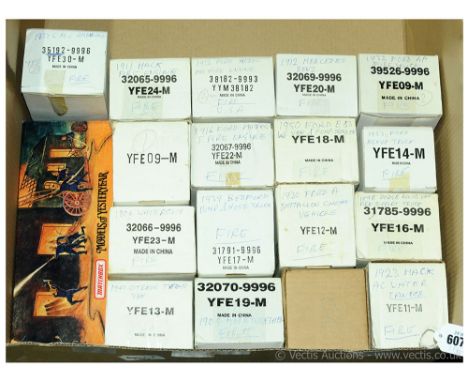 Matchbox Models of Yesteryear "Fire Engine Series" a group to include YFE13 1947 Citroen Type H Van, Y23 1906 Waterous, YFE18