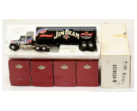 Matchbox Models of Yesteryear a mixed group from the Collectables Era (1) KS186SA Peterbilt Big Rig Truck "Jim Bean"; (2) YY0