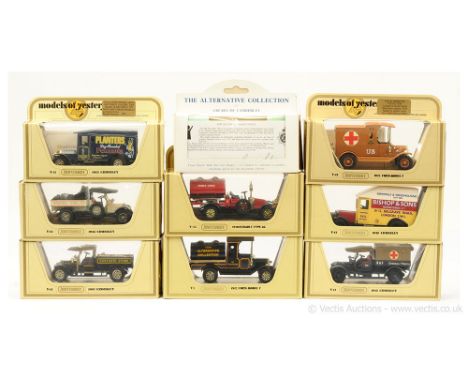 Matchbox Models of Yesteryear Code 3 issues by Creaks of Camberley to include Y13 Crossley - Planters Dry Roasted Peanuts, al