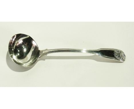 Victorian silver sauce ladle, King's pattern, London 1823, 2oz approx. 