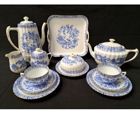 BAVARIAN ECHT TUPPACK TEA AND COFFEE SETcomprising twelve cups and saucers, twelve side plates, tea and coffee pot, cream jug