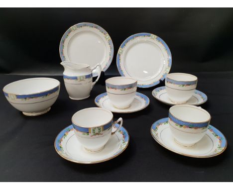 ROYAL ALBERT ORIENT TEA AND COFFEE SERVICEcomprising six tea cups and saucers, six coffee cups and saucers, six side plates, 