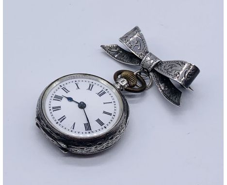 A 935 silver fob watch