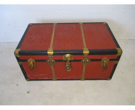 A vintage storage trunk
