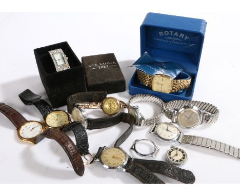 Wristwatches to include Rotary, Sekonda, Timex, Guildcraft by Gruen, Solo etc. (qty)
