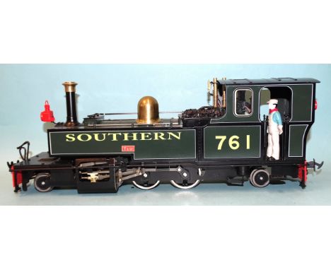 Accucraft, a G gauge 1:19 scale Southern Lynton &amp; Barnstaple Railway 2-6-2T locomotive (electric) "Taw" RN761, limited pr