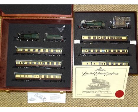 Bachmann OO gauge, Branchline Cambrian Coast Express GWR two-train set: BR 4-6-0 Manor Class "Odney Manor" RN7828 and Class 4