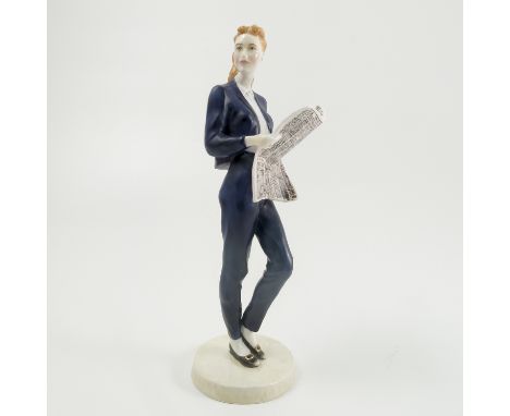 A Royal Worcester figure, City Girl, from the English Girl Collection, height 9ins