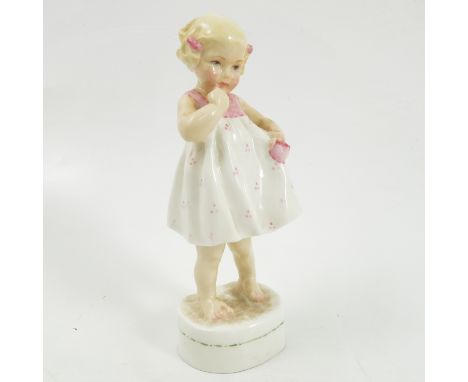 A Royal Worcester figure, Only Me, modelled by F G Doughty, model number 3226, dated 1957