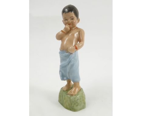 A Royal Worcester figure, Burma, modelled by F G Doughty