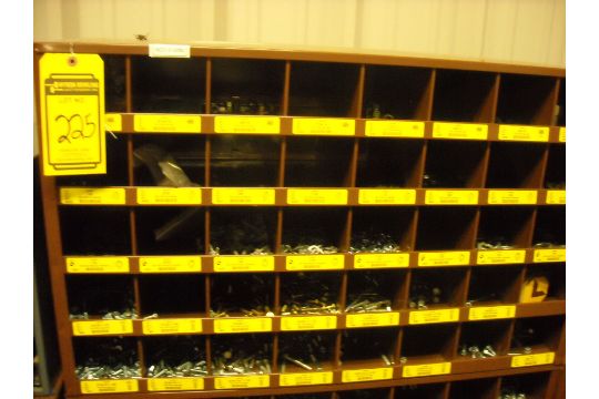 LAWSON BOLT & SCREW BINS WITH CONTENTS