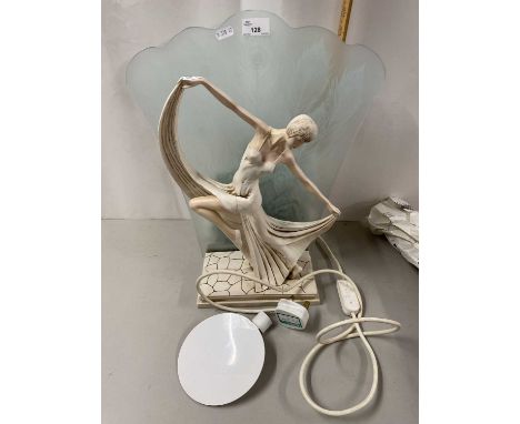 Figural Art Deco style table lamp