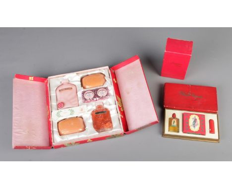 A collection of unused vintage beauty items to include Phul-Nana Beauty Box, Dubarry box set and Avon fragrance pair.