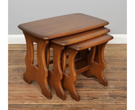 An Ercol nest of three tables.
