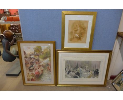 A Rossi lithograph and two others 