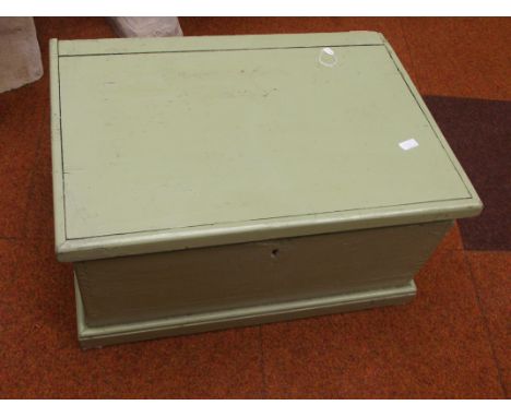Painted chest together with a stool
