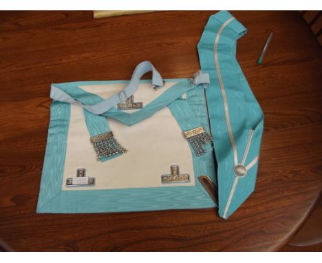 Masonic sash and apron