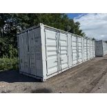 1 Trip 40' High Side Shipping Container W/ 4 Side Doors