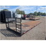 96"x24' Steel Flatbed W/ Headache Rack