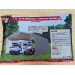 EINGP 20'x30' All Steel Carport W/ Eclosed Side Walls