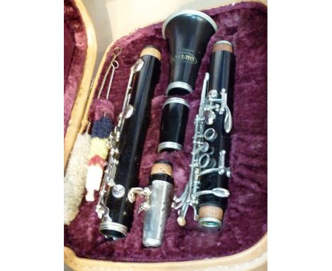 Clarinet in case