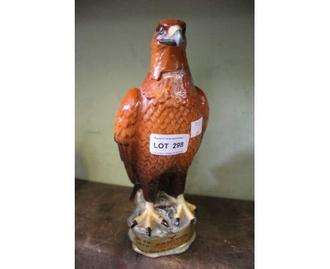 A Beswick Beneagles golden eagle scotch whiskey decanter with contents