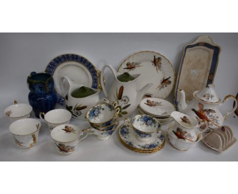 Ceramics - a Royal Albert Moonlight Rose pattern part tea set, comprising cups, saucers and side plates; other, including Mid