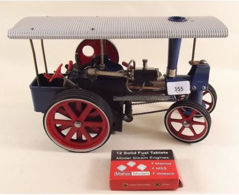 A Wilesco 'Old Smokey' steam tractor 