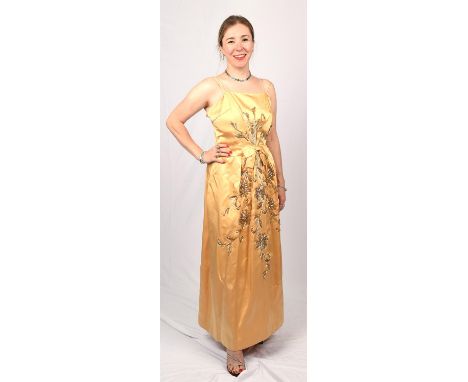 A collection of four 1950s original ballgowns LORI DEB lavender smoke toile over silky acetate |(Fits UK 6-8) (RRP £290 * A f
