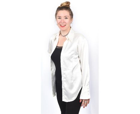 BIBA original early 1970s ivory blouse Fits UK8 RRP £175Part of a collection of fine Vintage Clothing curated by Pink Gin Vin