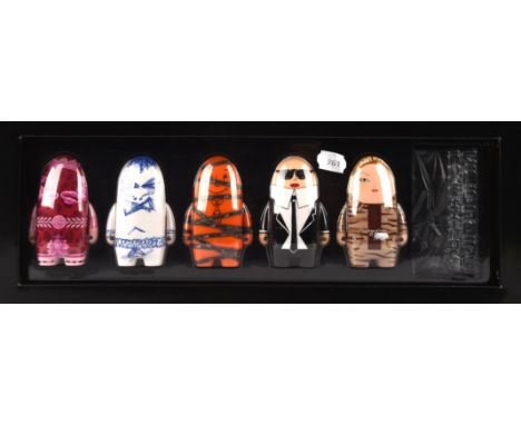 VISIONAIRE publishing New York.  Kid Robot issue 44 vinyl toys. 2004 Limited edition number 761 of 4000. Boxed fashion design