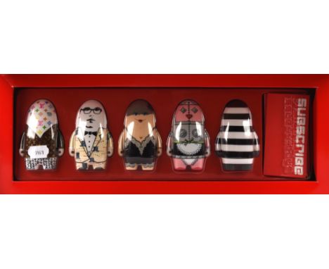VISIONAIRE publishing New York Kid Robot issue 44 toys. Limited edition number 761 of 4000. Boxed fashion designer vinyl figu