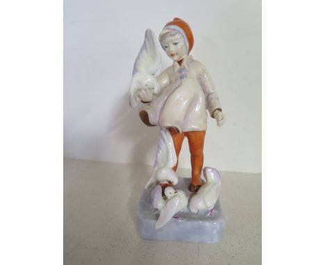 A Royal Worcester figure - November - 3418 modelled by  F G Doughty - Height 18cmCondition report: Good condition 