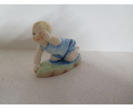 A Royal Worcester figure - Michael - modeled by F G Doughty - Height 6cm Condition report: Good used condition 