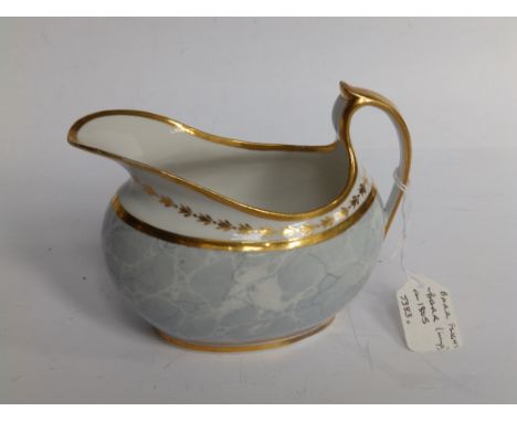 A Barr Flight & Barr Worcester 'Marble' cream jug