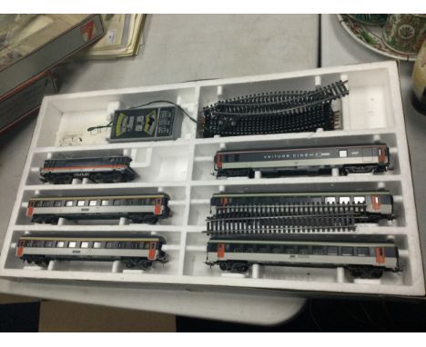 LIMA GRAND TRAFIC INTERNATIONAL MODEL RAILWAY SET, in box, along with another (2)