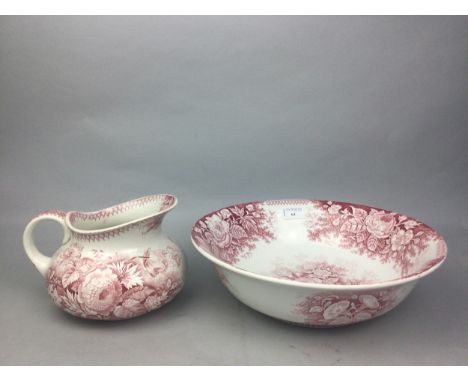 VICTORIAN WASH BASIN AND EWER