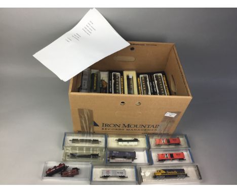 COLLECTION OF 'N' GUAGE TRAINS, including Bachmann, Graham Farish, Dapol, Life Like and Model Power