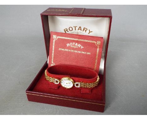 A lady's Rotary wristwatch, boxed