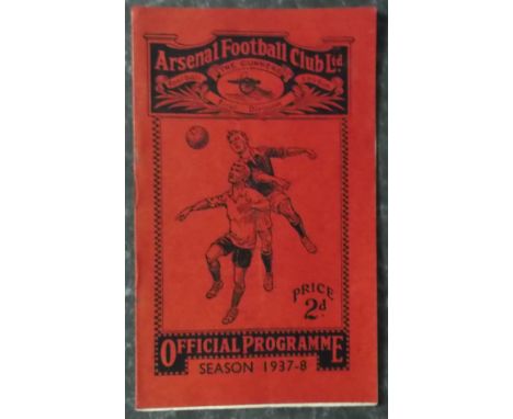 Rare programme for this First Div Fixture. Condition Good