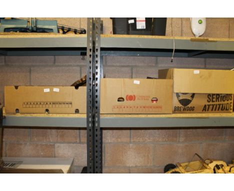 3 boxes miscellaneous tools, car parts, door furniture