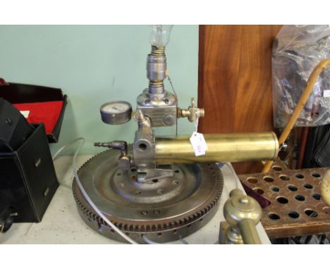 Steampunk table lamp