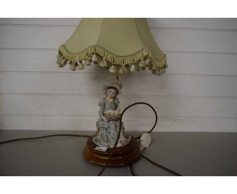 MODERN TABLE LAMP WITH FIGURAL BASE