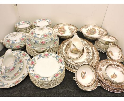 Two dinner services, Spode 'Flora Dora', and Palissy 'Game Series'