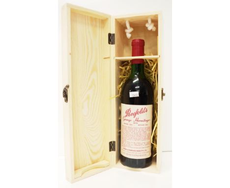Penfold Grange Hermitage wine1982 vintage bottled 1984, Bin 95, in presentation box.